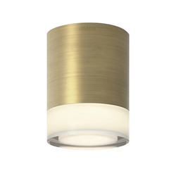 Ottawa Surface Downlight 240V Matt Brushed Brass 6W