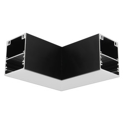 Inter Plus L90 Corner Black 130x130mm