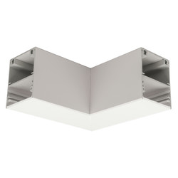 Inter Plus L90 Corner Anodised Aluminium 130x130mm