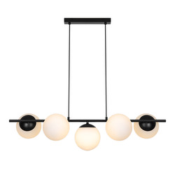 Lilly 5-Spot Pendant Light 5x10W Black