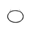 Extrusion Steel Wire Black 1m
