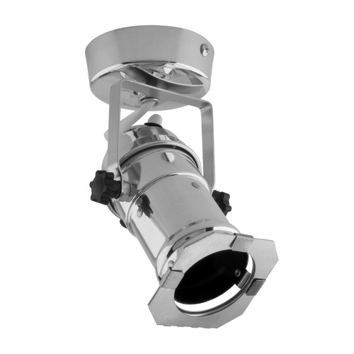 GU10 Short Theatre Spotlights 240V 50W Chrome