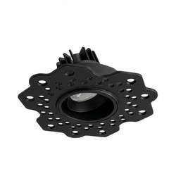 Rigel 50 Fire-Rated Adjustable 883lm Downlight 7W 3000K Warm White 50° Black