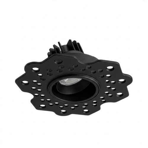Rigel 50 Trimless Fire-Rated Adjustable 883lm Downlight 7W 3000K Warm White 36° Black