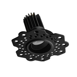 Rigel 50 Trimless Fire-Rated Adjustable 1082lm Downlight 9W 3000K Warm White 36° Black