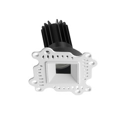 Rigel 40 Trimless Fire-Rated Adjustable 1082lm Downlight 9W 3000K Warm White 36° White