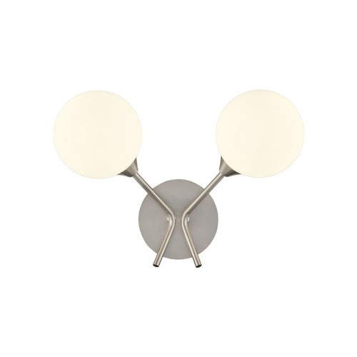 Cosmic 2 Wall Light FL2469-2-378 Satin Nickel 10W