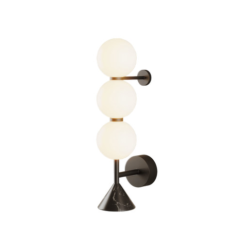Soko 3 Interior Wall Light 10W 2700K Warm White | Matt Black