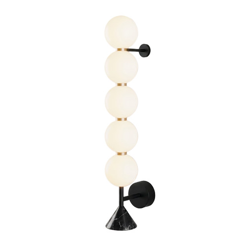 Aromas Soko 5 Interior Wall Light 16W 2700K Warm White | Matt Black