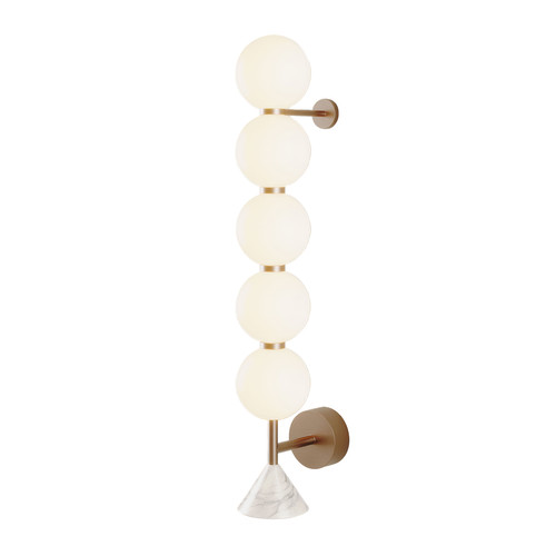 Aromas Soko 5 Interior Wall Light 16W 2700K Warm White | Gold