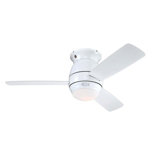 Ceiling Fan with LED and Remote Control White 1220mm