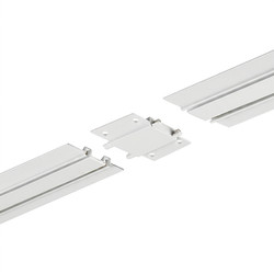 Laser Ultra Slim Magnetic Track 'I' Horizontal Trimless Joint 48V White