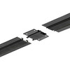Laser Ultra Slim Magnetic Track 'I' Horizontal Trimless Joint 48V Black