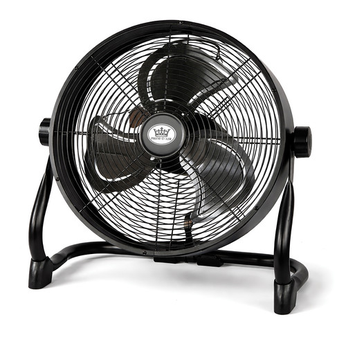 USB-C Rechargeable Air Circulator Floor and Wall Cooling Fan Black 12" (30 cm)