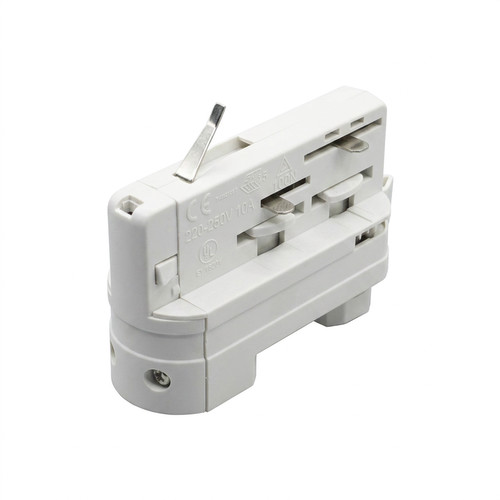 Three Circuit Surface and Recessed Track Adaptor White