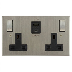 Flat Plate Horizon Satin Nickel Range