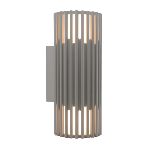 Endurance Coastal Double Outdoor Garden Wall Light IP65 2x12W Rock Gey