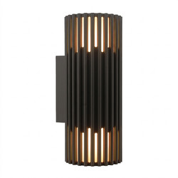 Endurance Coastal Double Outdoor Garden Wall Light IP65 2x12W Dark Grey