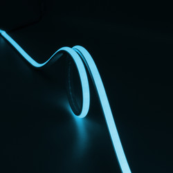 LED Strip Flexible Super COB Tape Light IP67 (240 LEDs/m) - Vertical Bend (9.6mm) 240V 10W/m Ice Blue