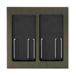 Lutron Pico Wireless Double Faceplate Jordan Bronze 2 Gang