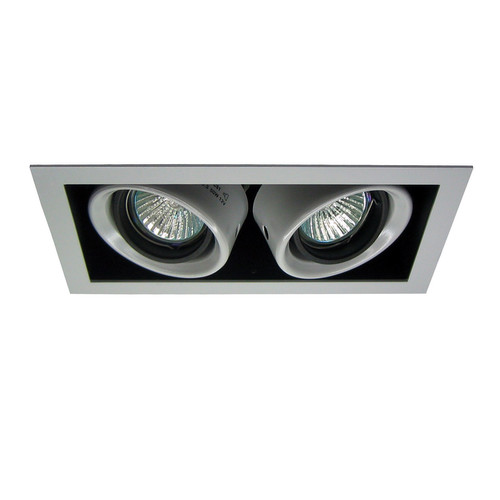 Double Downlighter 12V 2 x 50W Silver