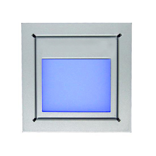 Slot Window 240V Silver / Clear Glass Blue