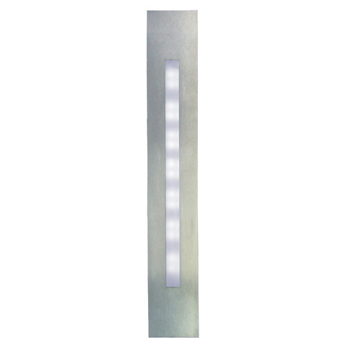Recessed Retangle 10V Stainless Steel / Frosted Glass 3500K Neutral White