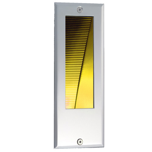 Wall Rectangle 240V Stainless Steel / Clear Glass Amber