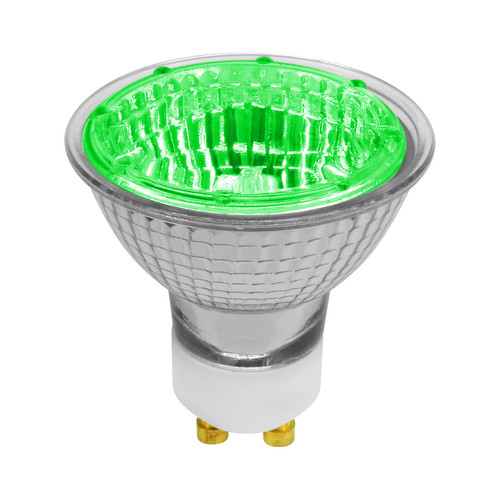 Halogen GU10 50mm (Colour) 50W Green