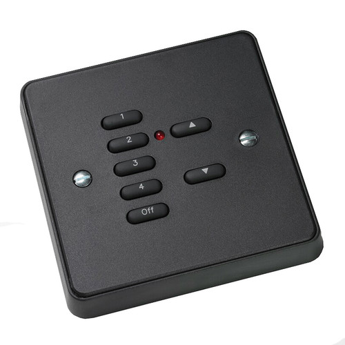 RAKO Wireless Wall Switch 7 Button Charcoal Grey