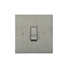 Horizon Square Rocker Switch 1 gang 20 amp double pole Satin Stainless Steel