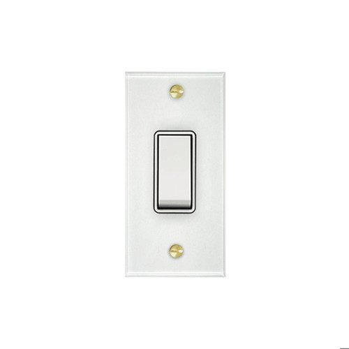 Prism Architrave Switch 1 gang architrave switch Clear Perspex