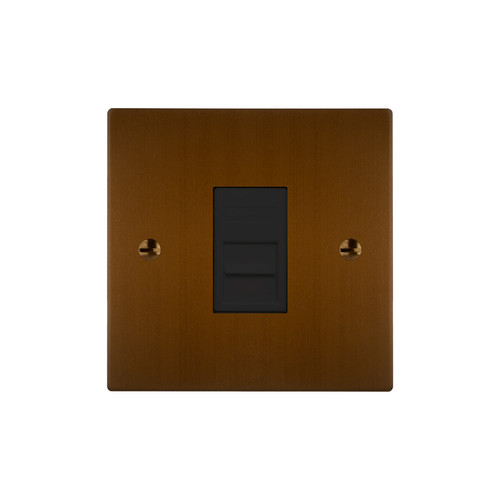 Horizon Square Communications Socket 1 gang ISDN Antique Bronze