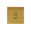 Horizon Square Rocker Switch 1 gang 20 amp double pole Satin Brass