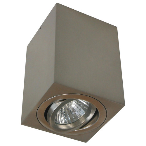 Rock Cube Spot Surface Downlight 240V 50W Nickel