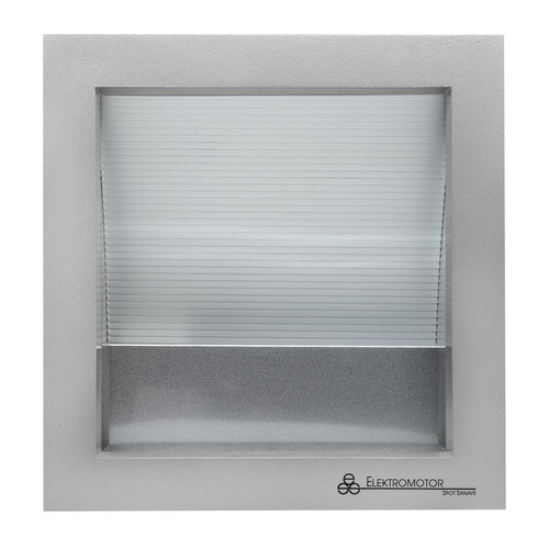 Square Recessed Halogen 240V Silver 60W
