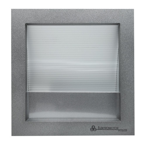 Square Recessed Halogen 240V Black 60W