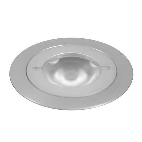 Mini Monsoon 12V Silver Anodised Frosted