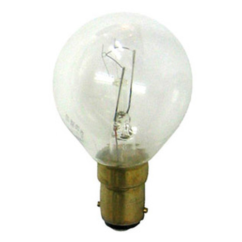 Clear SBC Golf Ball Light Bulb 3000K Warm White 60W