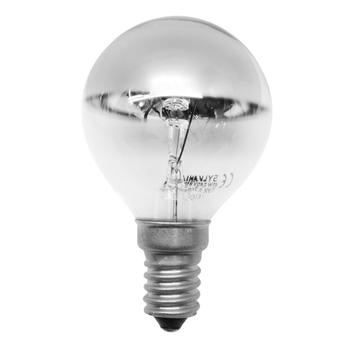 Crown Silver SES (Small Edison Screw) Clear / Mirror 40W