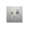 Wall Socket 1 gang 13 amp switch socket outlet Aluminium