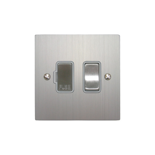 Fuse Spur 1 gang 13 amp switched fuse spur Aluminium