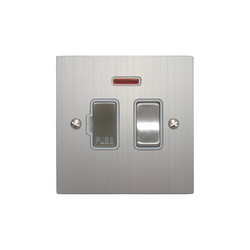 Fuse Spur 1 gang 13 amp switch fuse cord spur Aluminium