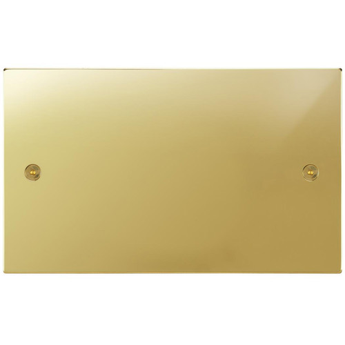 Horizon Square Blank Plate Double Polished Brass