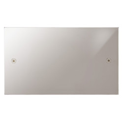 Horizon Square Blank Plate Double Plate Polished Chrome