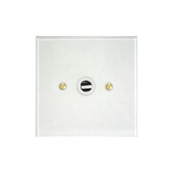 Prism Light Socket 1 gang flex outlet Clear Perspex