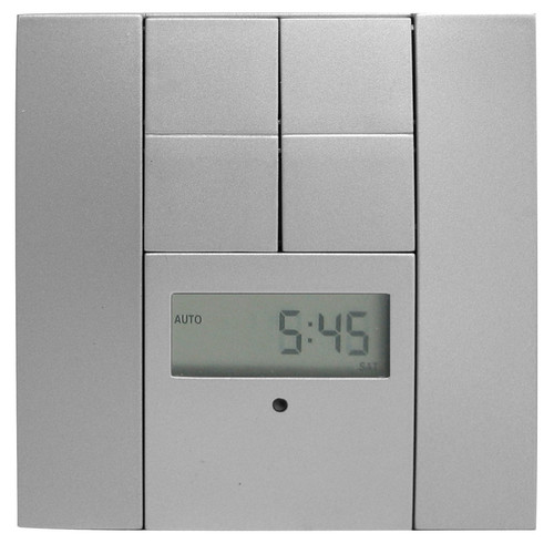 Wise Style Time Clock 2 Channel Silver
