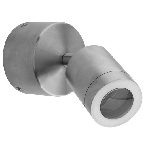 LED Miniature Adjustable Spot 240V Stainless Steel 3200K Warm White