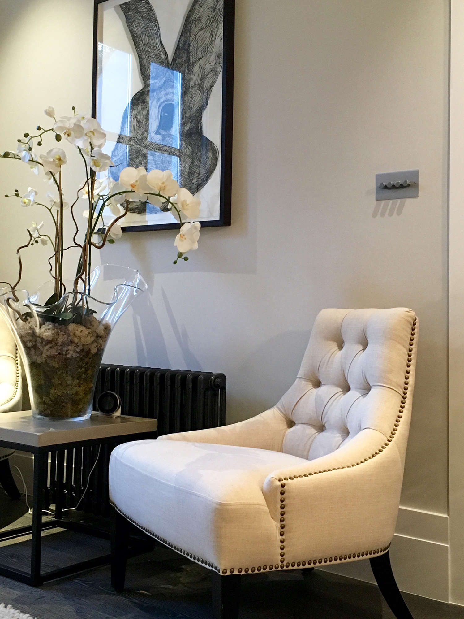 Horizon Square Architrave Dimmer Switch VPRO Trailing Edge 1 gang 200W