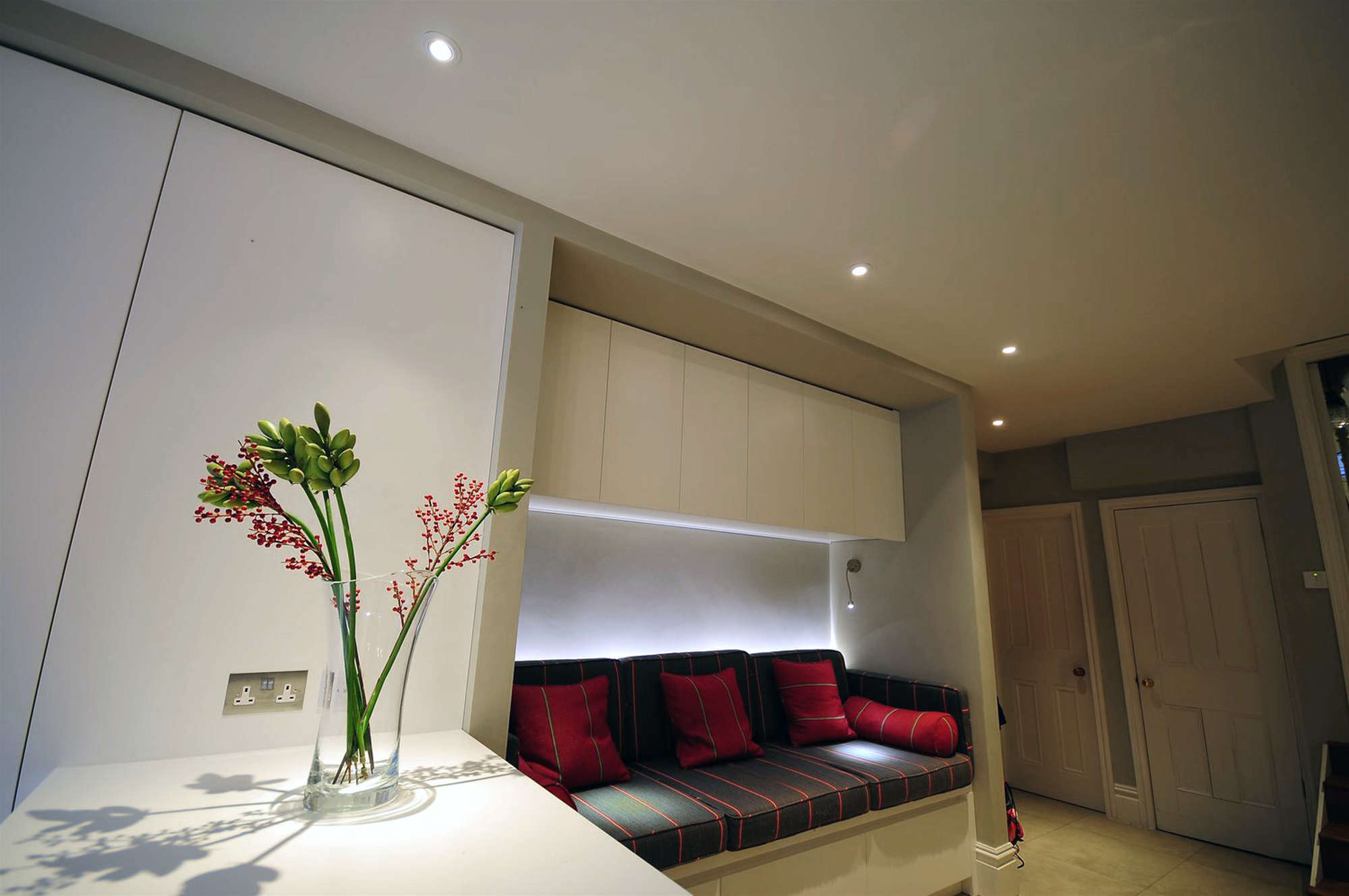 Horizon Square Architrave Dimmer Switch 1 gang 200W dimmer Satin